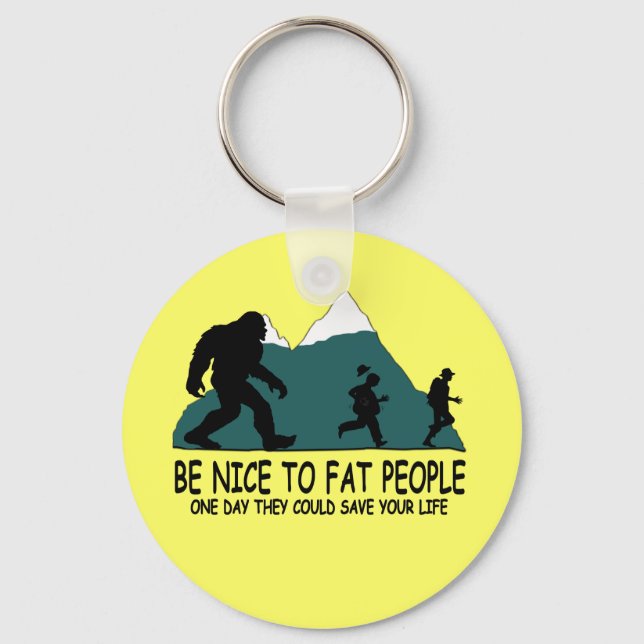 Llavero Funny Sasquatch (Anverso)