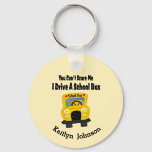 Llavero Funny School Bus Driver Key Ring