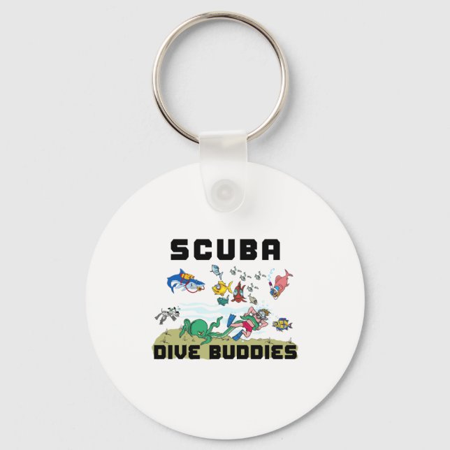 Llavero Funny Scuba Dive Buddy  (Anverso)
