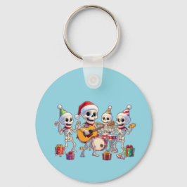 Llavero Funny Skeleton Band Christmas & New Year – 3D Cart