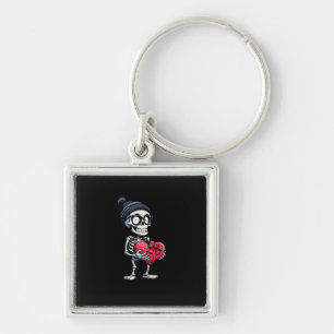 Llavero Funny Skeleton Men Skeleton Heart Valentines