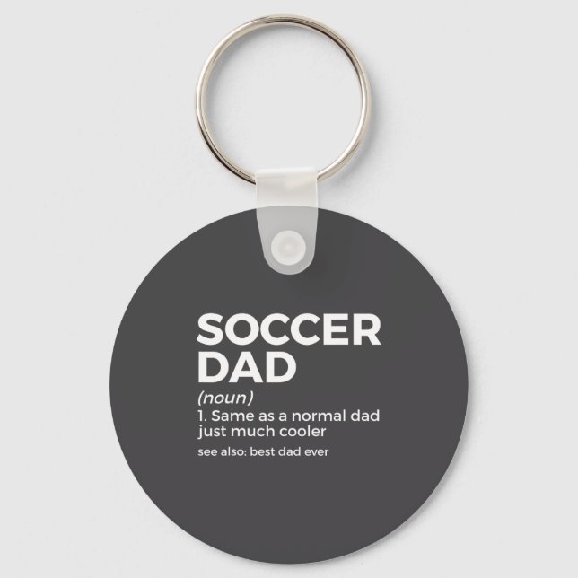 Llavero Funny Soccer Dad Definition For Mens Soccer Playe  (Anverso)