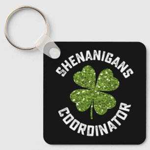 Llavero Funny St Patrick's Day, coordinadora de Shenanigan