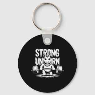 Llavero Funny Strong Crucifix Lifting Unicorn