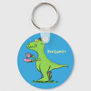 Llavero Funny T rex dinosaur personalizado