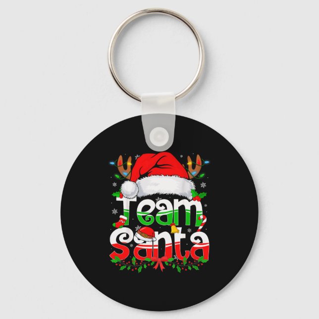 Llavero Funny Team Santa Claus Christmas Family Matching P (Anverso)