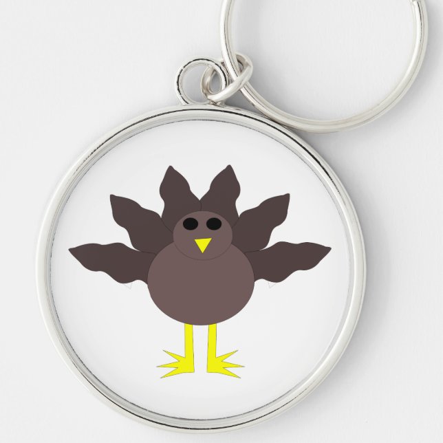 Llavero Funny Thankding Turkey Keychain (Frente)