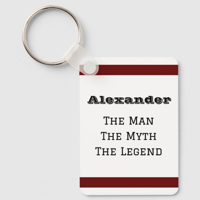 Llavero Funny The Man The Myth The Legend Quote (Anverso)