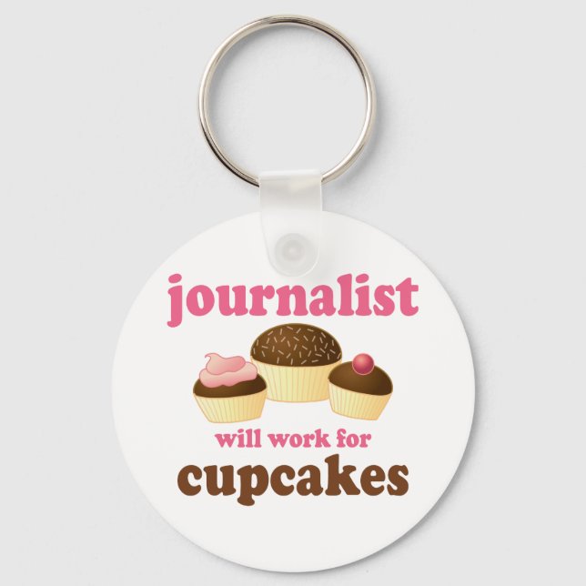 Llavero Funny trabajará para periodista de Cupcakes (Anverso)