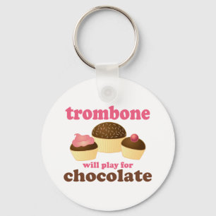 Llavero Funny trombona tocará para chocolate