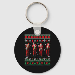 Llavero Funny Trump baila Papá Noel Navidades Navidad Paja
