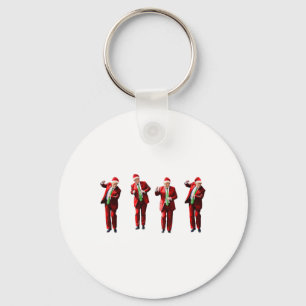 Llavero Funny Trump baila Papá Noel Navidades Navidad Paja