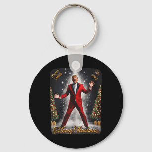 Llavero Funny Trump baila Papá Noel Navidades Navidad Paja