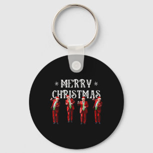 Llavero Funny Trump baila Papá Noel Navidades Navidad Paja