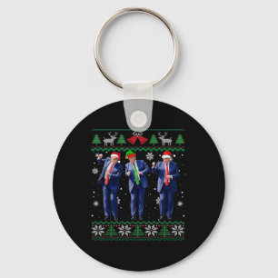 Llavero Funny Trump Danza Navidad Presidente 47 Navidades