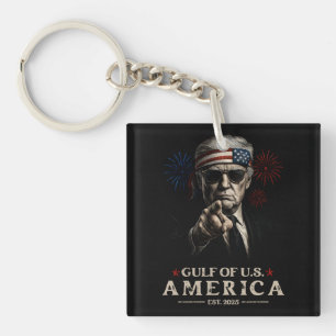 Llavero Funny Trump Golfo De Estados Unidos 2025 4 De Juli