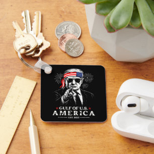 Llavero Funny Trump Golfo De Estados Unidos 2025 4 De Juli