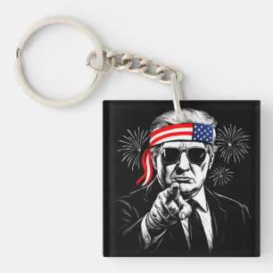 Llavero Funny Trump Golfo De Estados Unidos 2025 4 De Juli