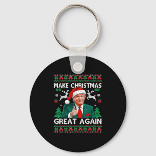 Llavero Funny Trump hace a los Navidades grandes nuevament