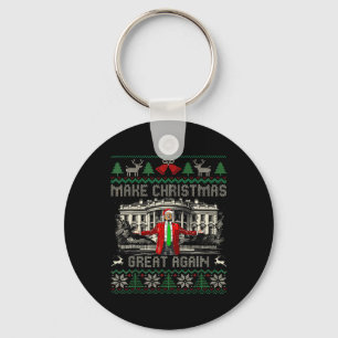 Llavero Funny Trump hace a los Navidades grandes nuevament