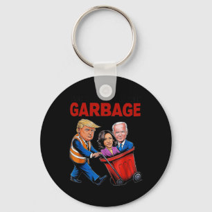 Llavero Funny Trump Lover - Tiempo De Sacar La Basura
