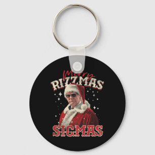 Llavero Funny Trump Santa Merry Rizzmas Sigmas Xmas Pajama