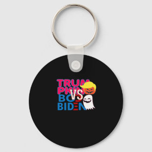 Llavero Funny Trumpkin contra Boo Biden Clase de Diseño Ha