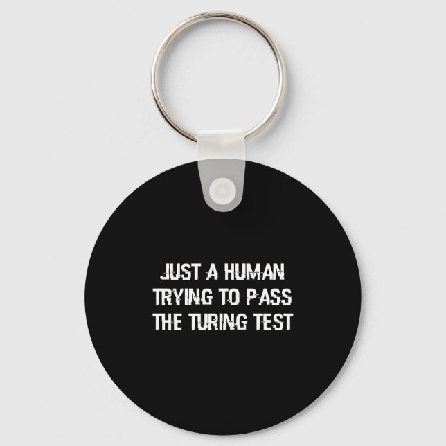 Llavero Funny Turing Test Ai Geek Gift For Coder &amp; Ner (Anverso)
