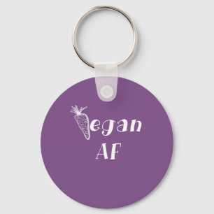 Llavero Funny vegan AF design