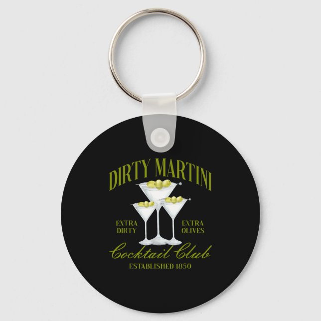 Llavero Funny Womens Dirty Martini Social Club Drinking Ta (Anverso)