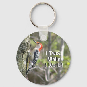 Llavero Funny Woodpecker Original Working Tweeter