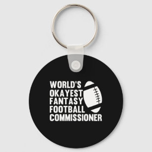 Llavero Funny World's Okayest Fantasy Football Commissione