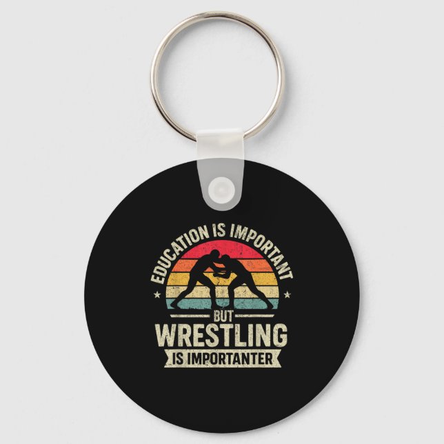 Llavero Funny Wrestling Education Joke For Wrestler Men Ki (Anverso)