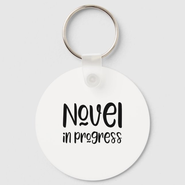 Llavero Funny Writer Slogan  (Anverso)