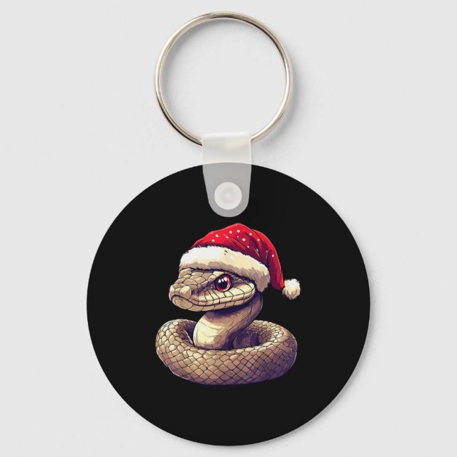 Llavero Funny Xmas Snake Lovers Christmas Pajama Snake San (Anverso)