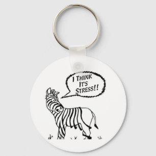 Llavero Funny Zebra Key Chain