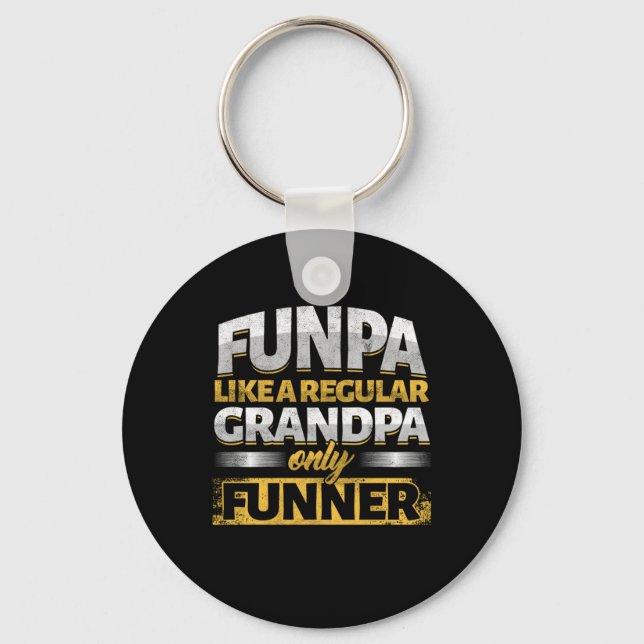 Llavero Funpa Como Un Regalo Funny Abuelo Regular (Anverso)