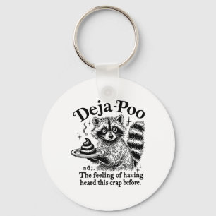 Llavero Funy Deja-poo Raccoon Meme Raccoon Dice Citas