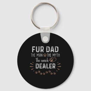 Llavero Fur Dad El Hombre El Mito El Fanático De Los Vende