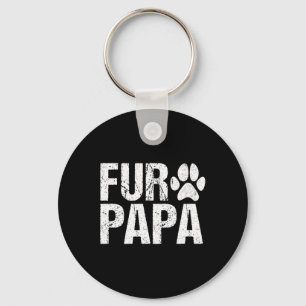 Llavero Fur Papa Shirt Pet Lover Dog Dad Day