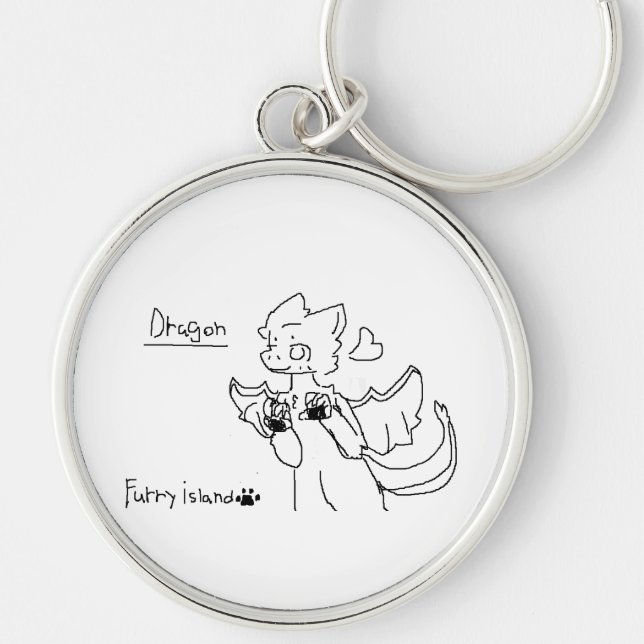 Llavero furry dragon key ring (Frente)