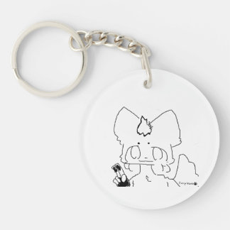 Llavero furry island fox and furry island mark key ring