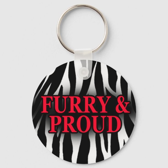 Llavero Furry & Proud Keychain (Anverso)