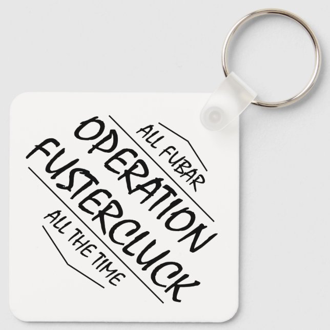 Llavero Fustercluck Keychain (Diamante) (Reverso )