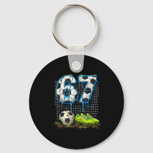 Llavero Fútbol 67 Seis Siete Camiseta divertida Gen Alpha 