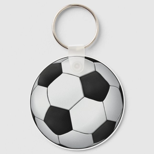 Llavero Fútbol Clásico | Regalo deportivo de fútbol (Anverso)