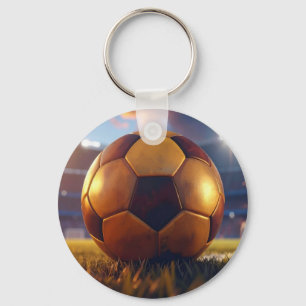 Llavero Fútbol de fútbol - Bola de oro