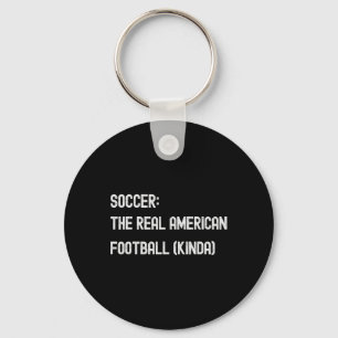 Llavero Fútbol divertido fanático americano juega broma de