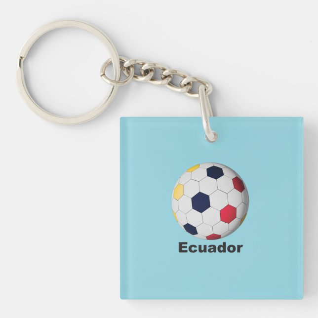 Llavero Fútbol en Ecuador (Frente)