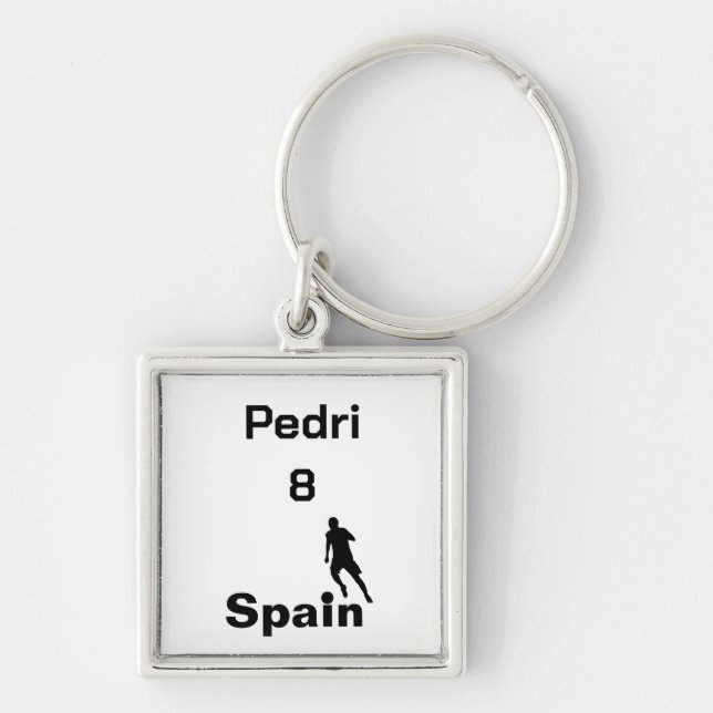 Llavero Fútbol en España, personalizable (Frente)